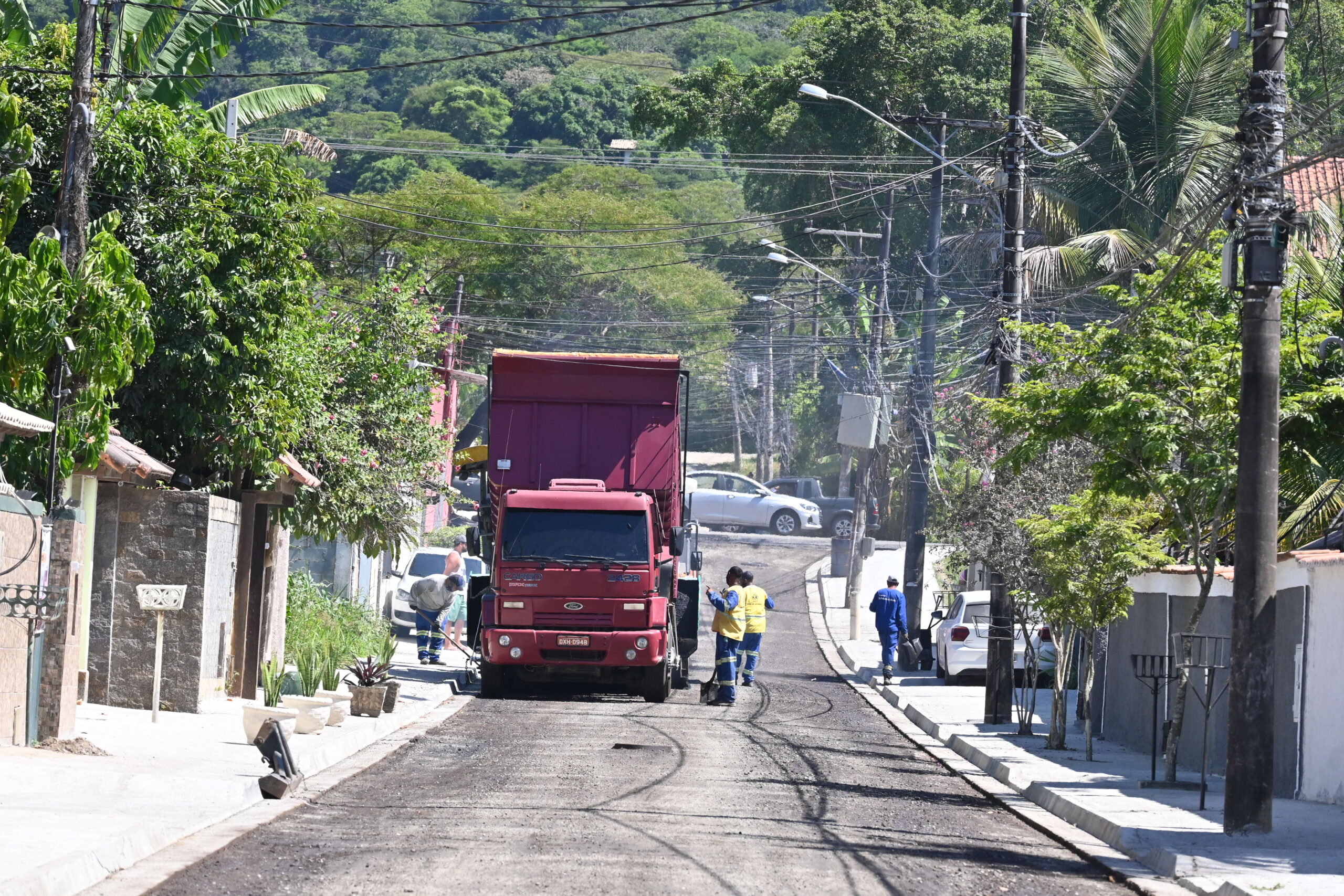 Obras avançam nos bairros Serra Grande e Maravista