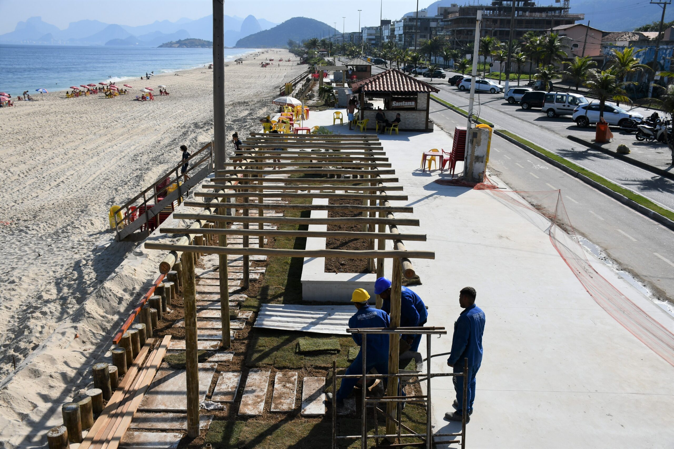 Obras de recuperação do calçadão de Piratininga entram na reta final