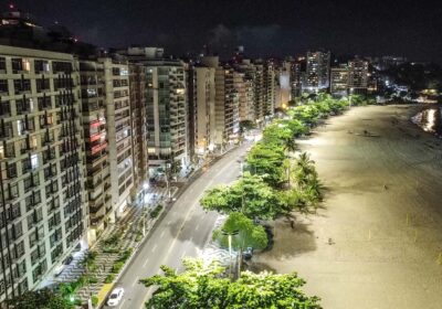 Orla de Icaraí e Praia das Flechas já têm iluminação de LED