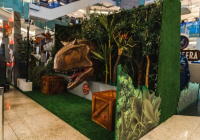 Parque Jurassik Camp é a nova atração infantil do Plaza Niterói