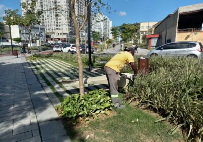 Prefeitura de Niterói faz manutenção das praças 