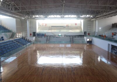 Prefeito Rodrigo Neves vistoria obra da Arena Niterói, que está na reta final