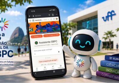 Pesquisadores e estudantes da UFF criam assistente de IA para orientar participantes do maior encontro científico do país