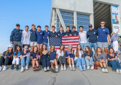 De Niterói para o mundo: técnico da equipe dos EUA acompanha jovem niteroiense no Mundial de ILCA na Dinamarca