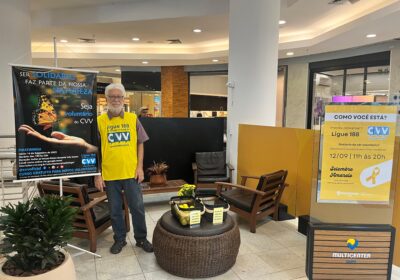 Setembro Amarelo: Shopping Multicenter Itaipu recebe ação do CVV para quem deseja fazer parte da rede de apoio emocional